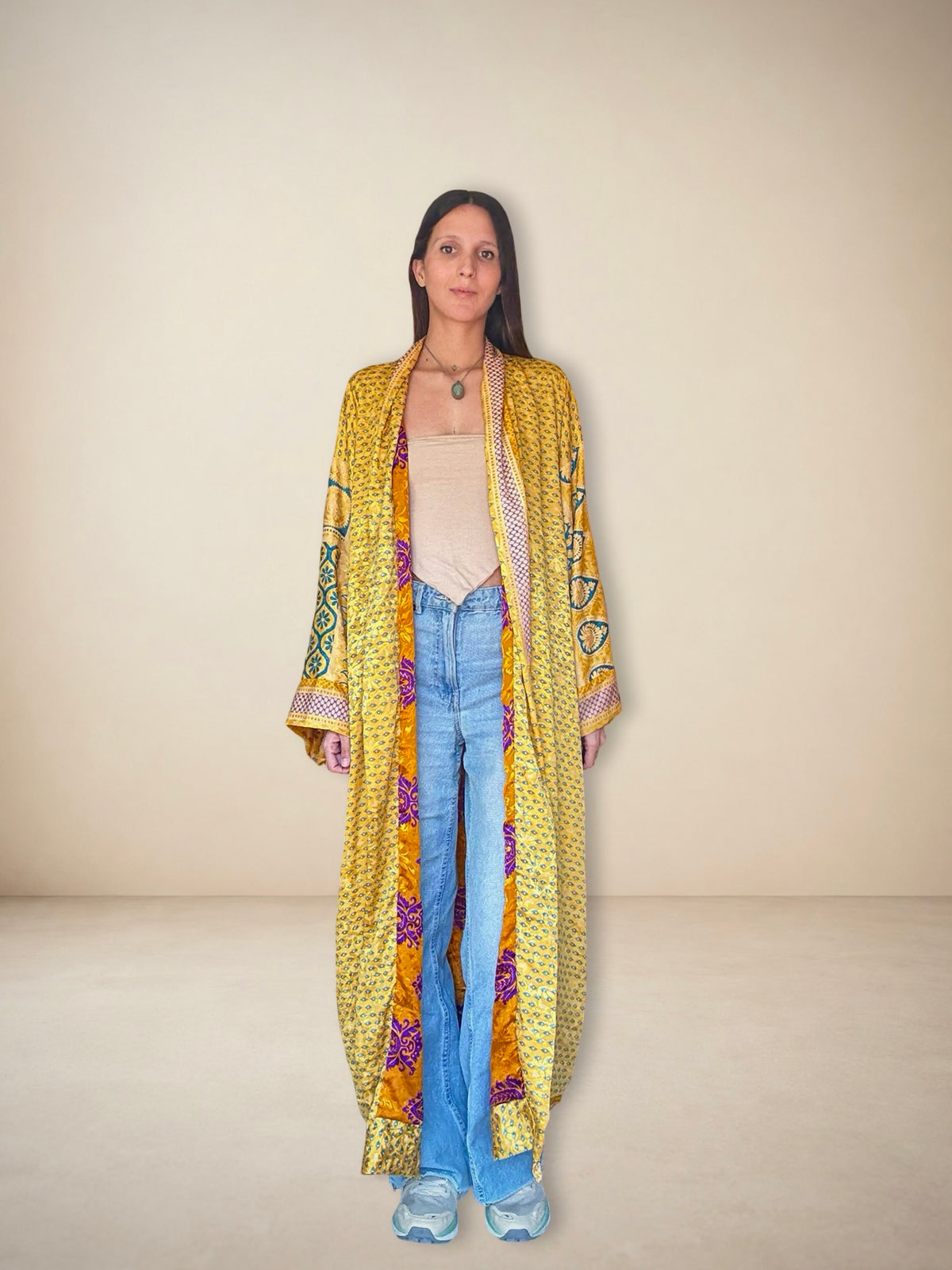 Reversible Silk kimono
