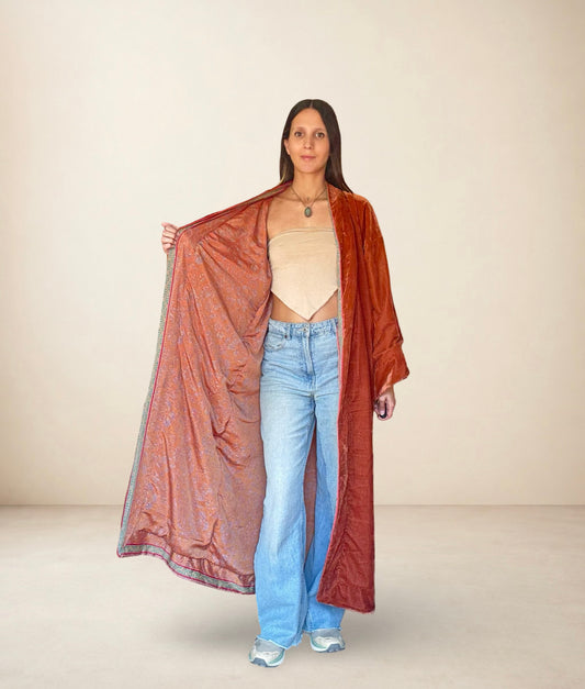 Kimono de terciopelo