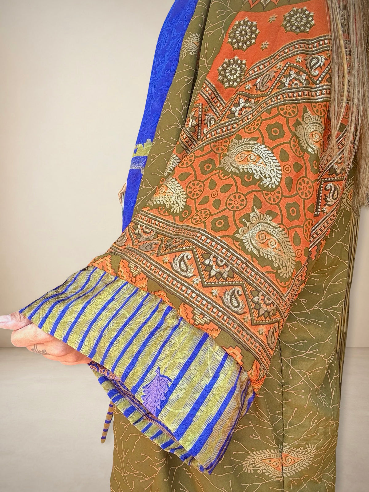 Reversible Silk Kimono