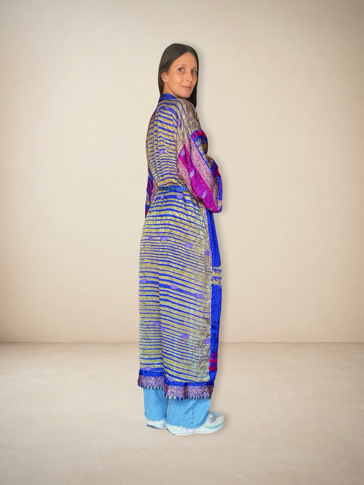Reversible Silk Kimono