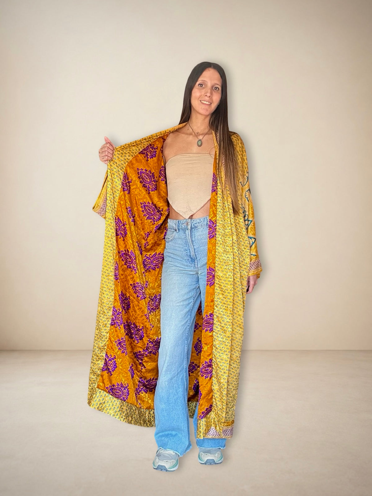 Reversible Silk kimono