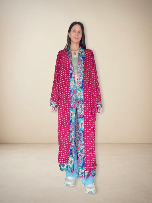 Reversible Silk Kimono