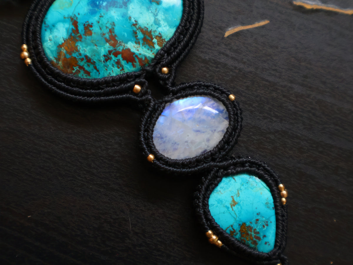Chocker Crisocola Lunar