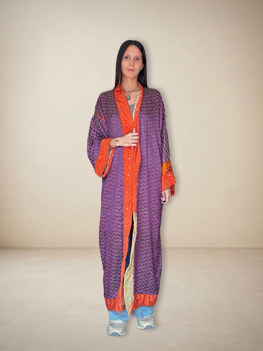 Reversible Silk Kimono